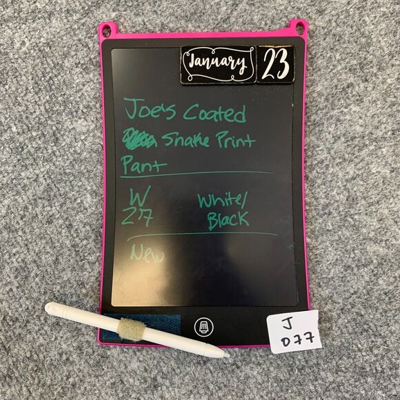 Joe's Jeans High Rise Scaled Python Snake Pants Womens 27 White Black Cigarette - Picture 15 of 16